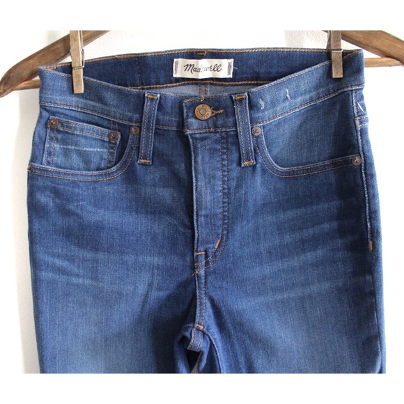 Madewell Cali Demi-Boot Jeans in Marco Wash 25/0 Frayed Raw Hems - Picture 3 of 11